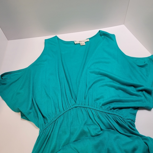 FOREVER 21 Turquoise Maxi Dress Small - Picture 4 of 6